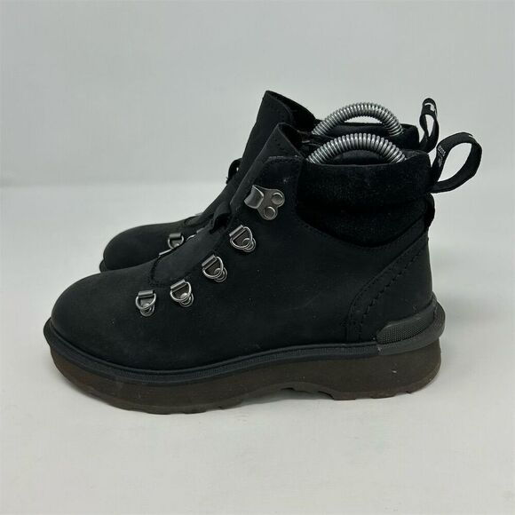 Sorel Women's Chukka Boots Size 5 Black Leather Lace-Up Casual **NO LACES** - Picture 8 of 13